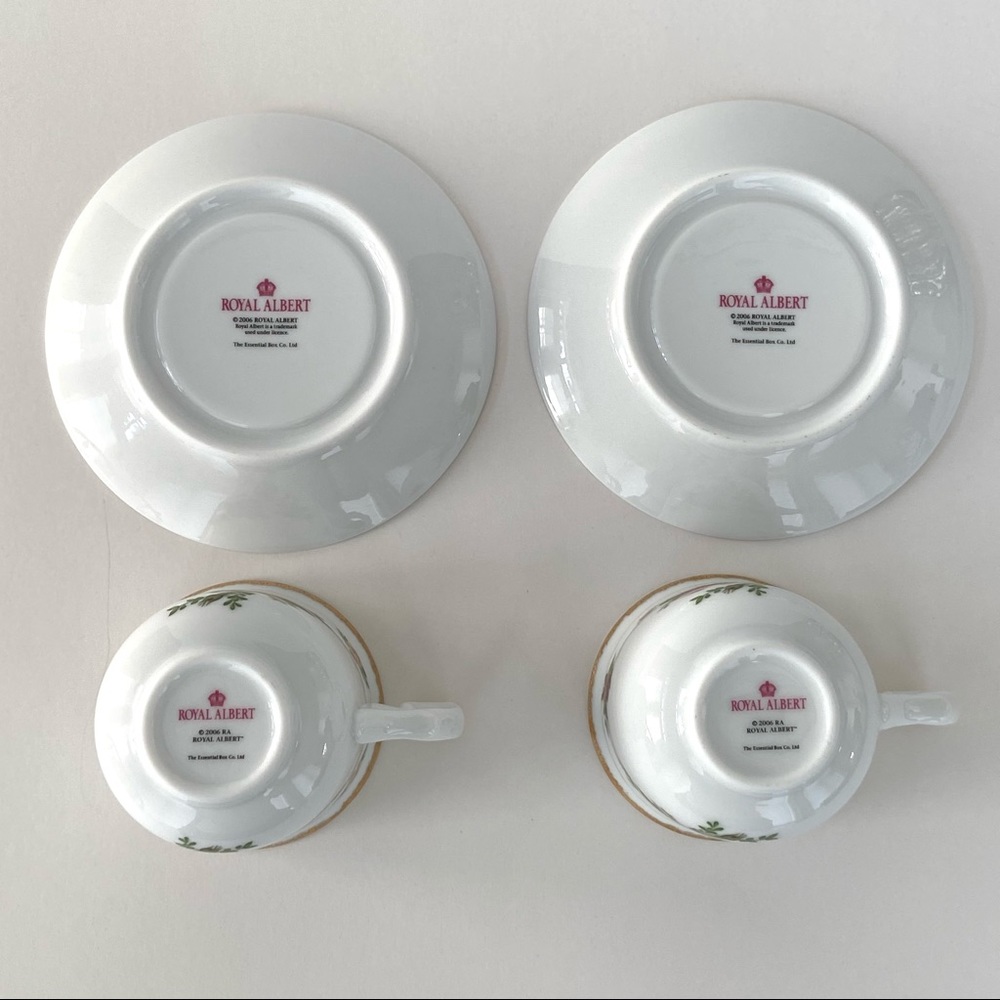 4pc Small Tea Cup Set 2006 Old Country Roses - Picture 4 of 16